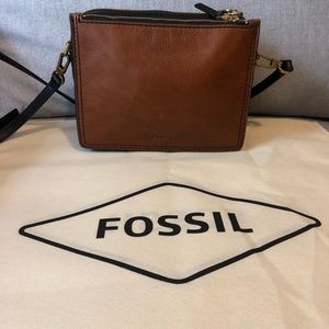 Fossil Crossbody Bag with Adjustable Strap.